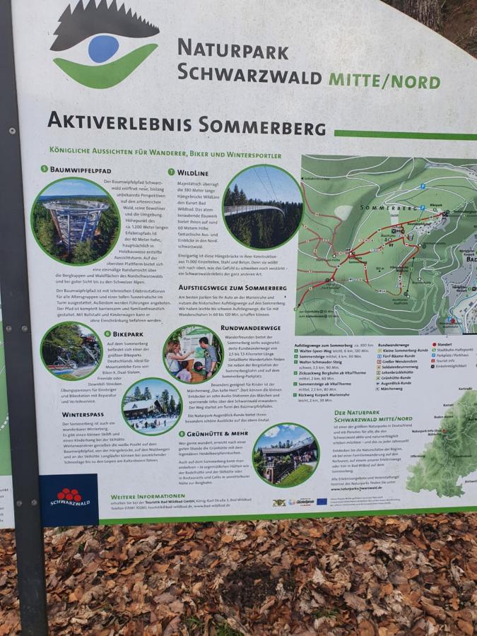 Ferienwohnung Nina Direkt In Zentrum Bad Wildbad Exteriör bild